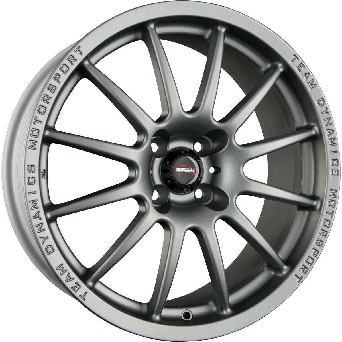 Team Dynamics Pro Race 1.2 Matt Graphite - Mattanthrazit Alufelge 7x17 Zoll ET25 LK 4x98 ML73.1 – Bild 2