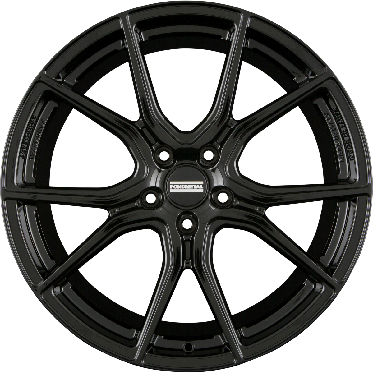 Fondmetal STC-45 Black Glossy Alufelge 8.5x20 Zoll ET30 LK 5x110 ML65.1