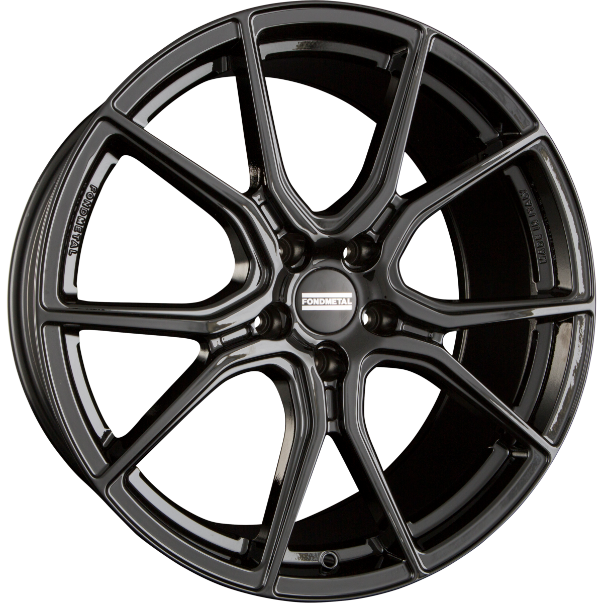 Fondmetal STC-45 Black Glossy Alufelge 8.5x20 Zoll ET30 LK 5x110 ML65.1 – Bild 2