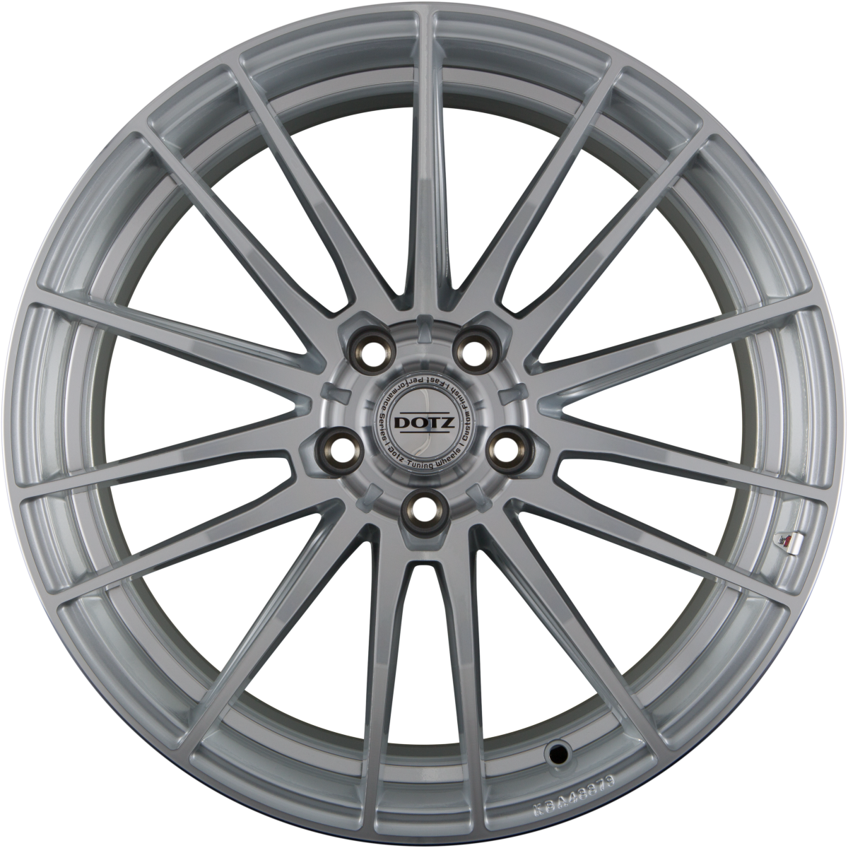 Dotz Fast Fifteen BLAZE Silver Polished Lip Alufelge 8.5x20 Zoll ET40 LK 5x108 ML70.1
