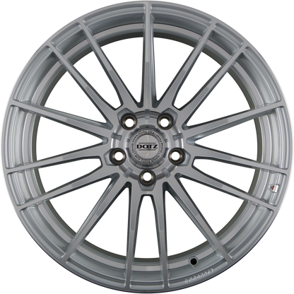 Dotz Fast Fifteen BLAZE Silver Polished Lip Alufelge 8.5x20 Zoll ET40 LK 5x108 ML70.1