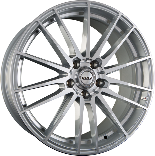 Dotz Fast Fifteen BLAZE Silver Polished Lip Alufelge 8.5x20 Zoll ET40 LK 5x108 ML70.1 – Bild 2