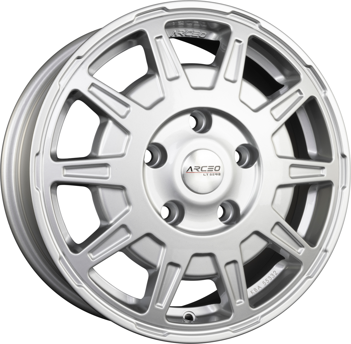 Arceo Wheels LT-01 Silver Alufelge 6.5x16 Zoll ET62 LK 6x130 ML84.1 – Bild 2