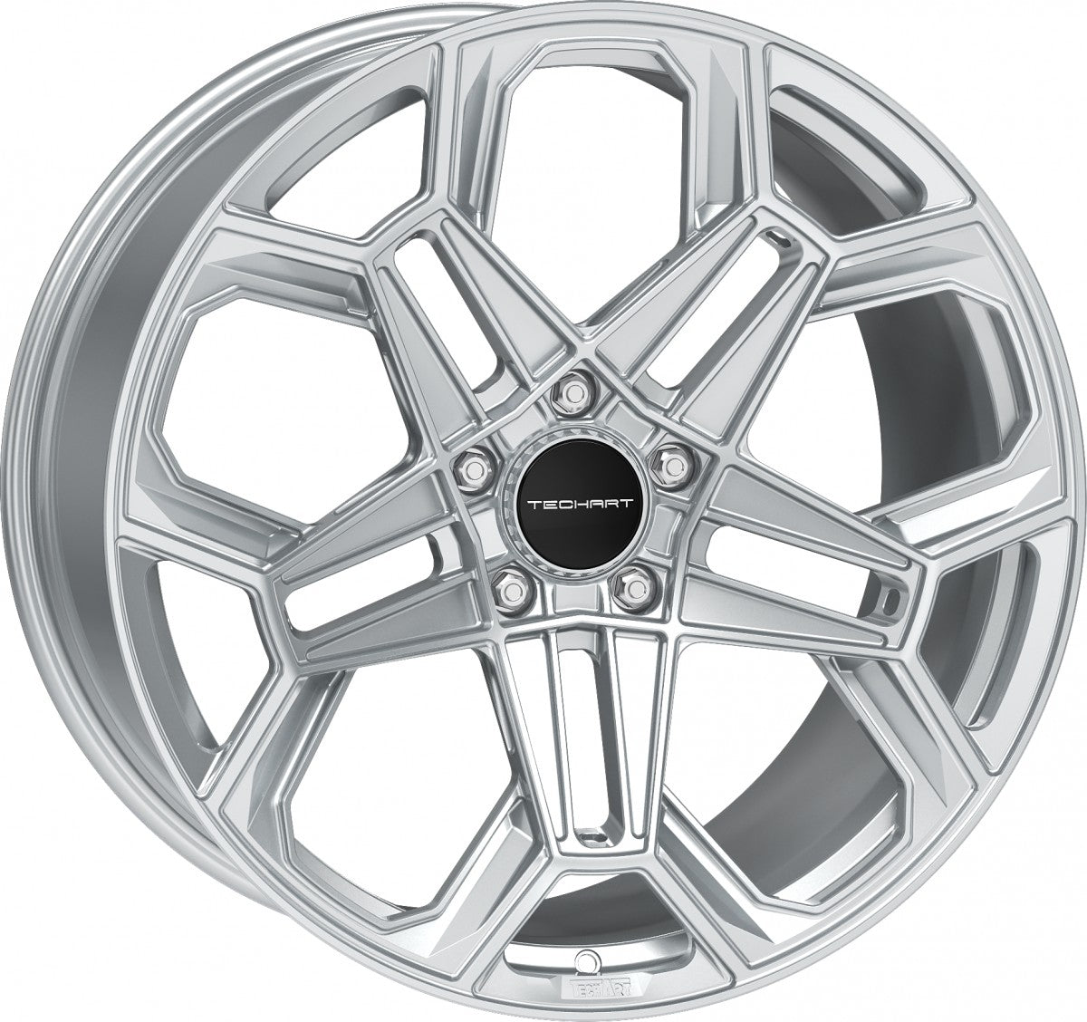 Proline Techart Daytona II arctic silver Alufelge 10x22 Zoll ET40 LK 5x130 ML71.5
