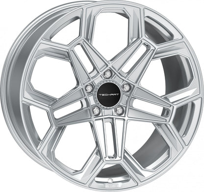 Proline Techart Daytona II arctic silver Alufelge 10x22 Zoll ET40 LK 5x130 ML71.5