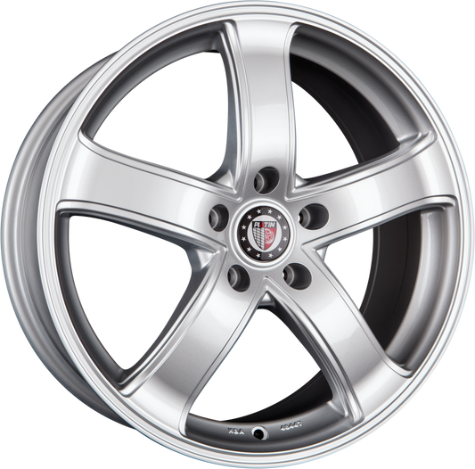 Platin P 62 Cristal Silber Alufelge 7x16 Zoll ET48 LK 5x112 ML57.1 – Bild 2