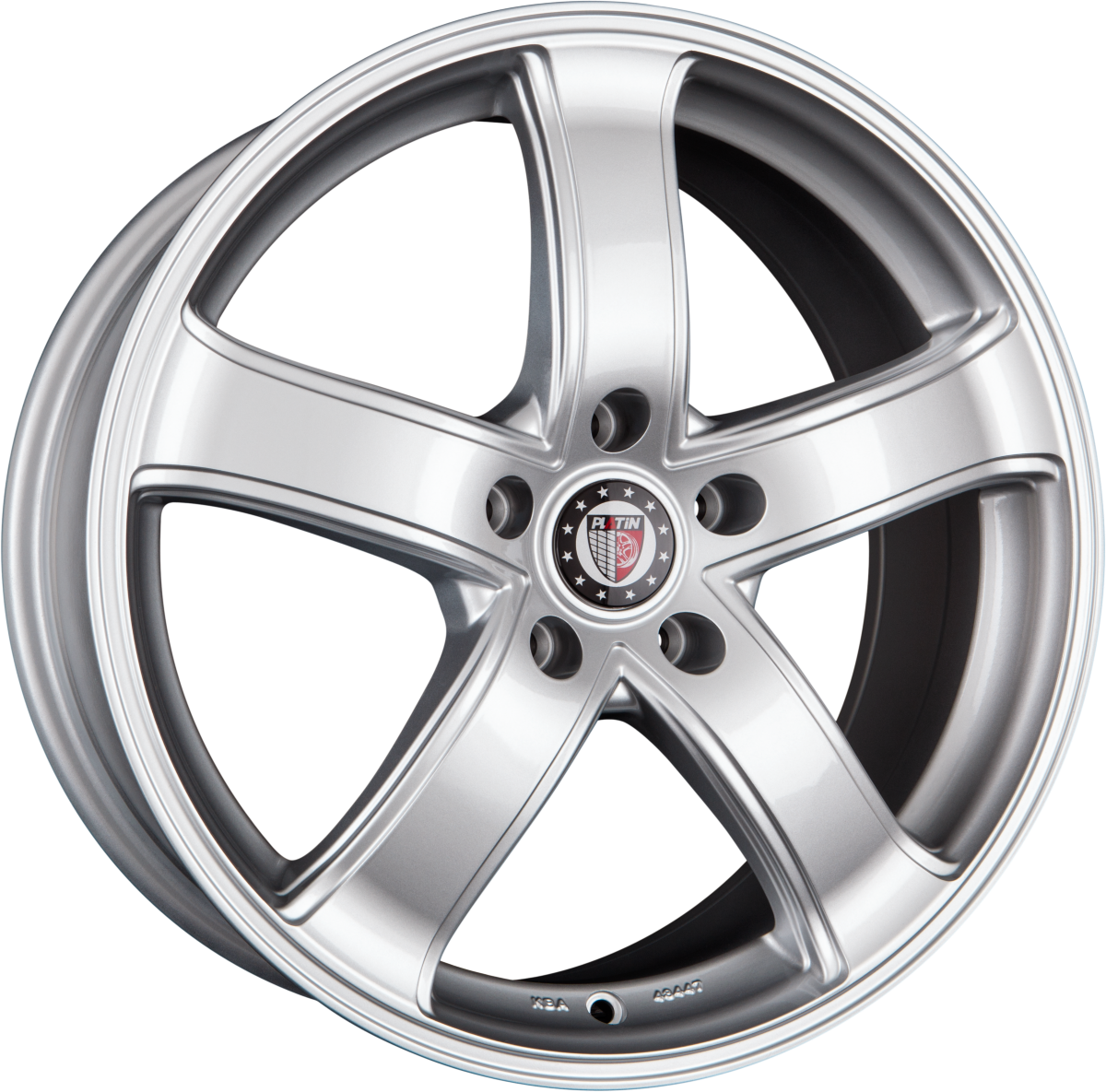 Platin P 62 Cristal Silber Alufelge 7x16 Zoll ET48 LK 5x112 ML57.1 – Bild 2
