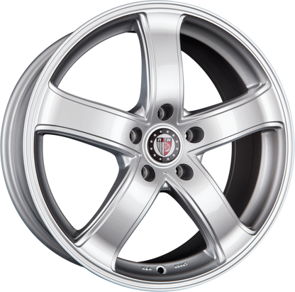 Platin P 62 Cristal Silber Alufelge 7x16 Zoll ET48 LK 5x112 ML57.1 – Bild 2