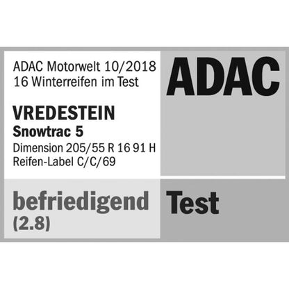 Vredestein Snowtrac 5 3PMSF DOT19 155/65 R14 75T Winter DOT DOT19 – Bild 4