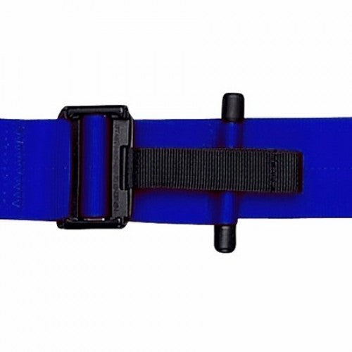 Schroth PROFI II-FE asm blau mit SCHROTH RACING Logo rechts mit Ausklinkbeschlag – Bild 2