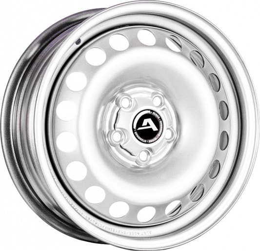 Alcar 4055 silber (inkl. Nabenkappe) Stahlfelge 5.5x15 Zoll ET40 LK 5x100 ML57.1