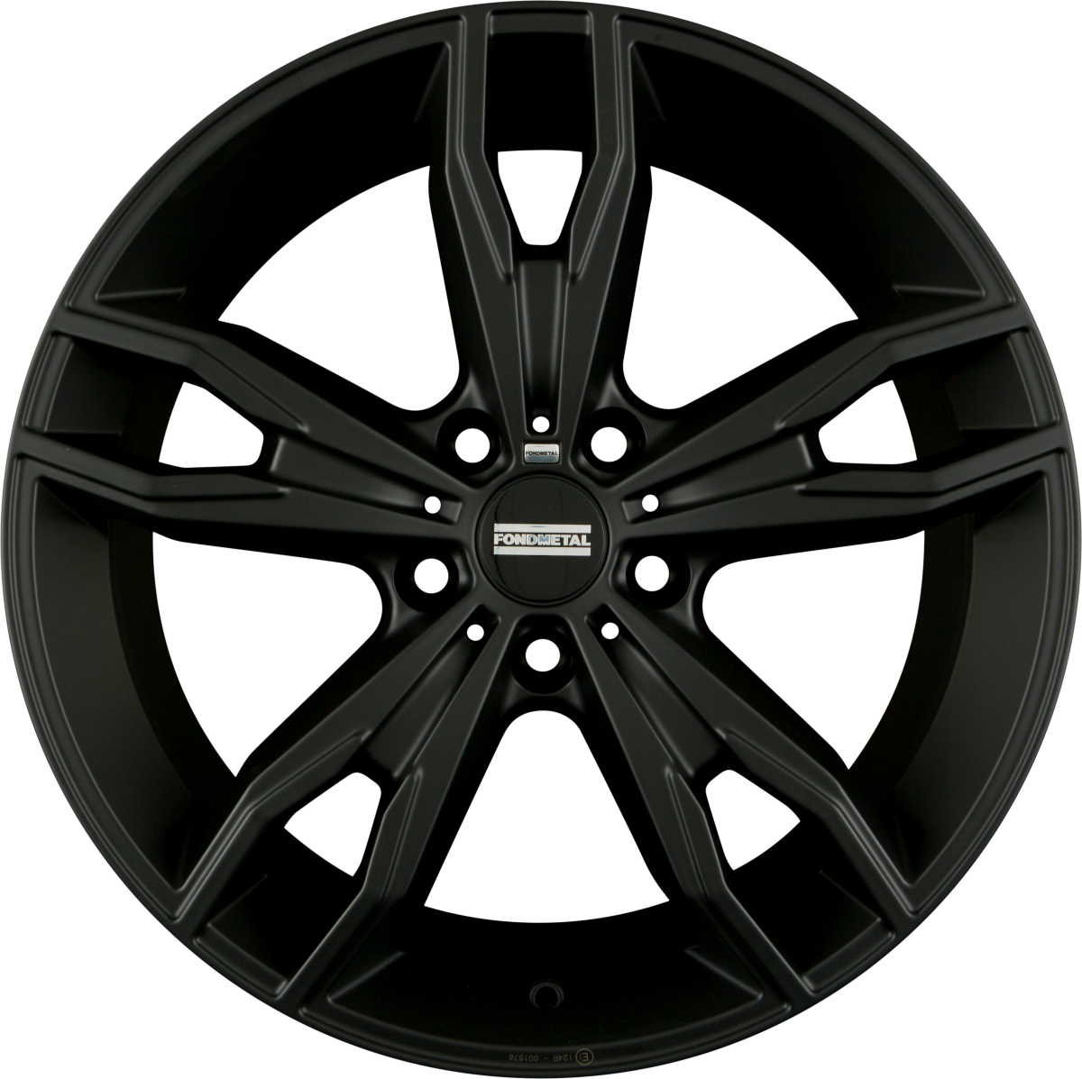 Fondmetal TRACK20 Matt Black Alufelge 10x20 Zoll ET50 LK 5x127 ML71.6