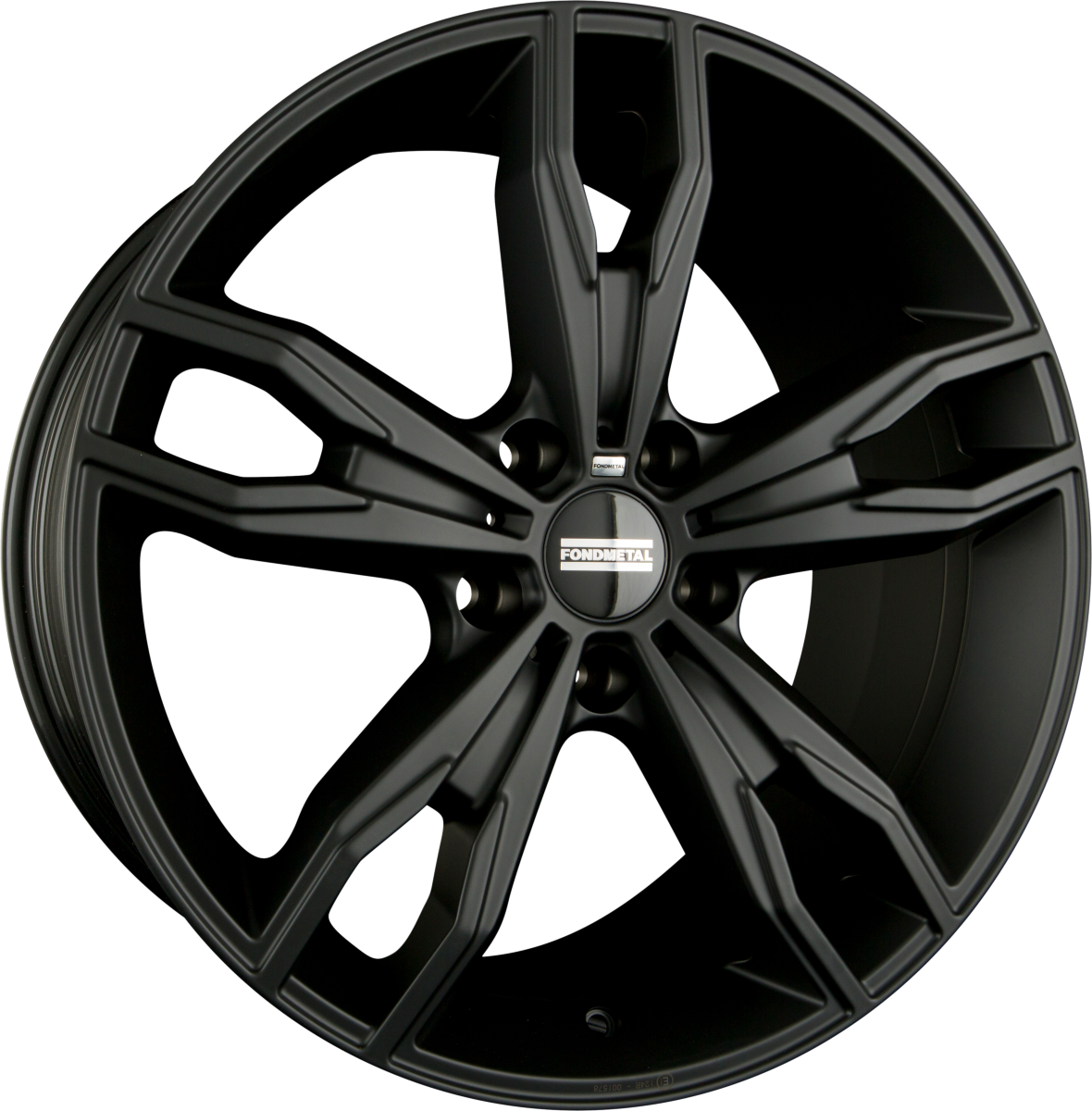 Fondmetal TRACK20 Matt Black Alufelge 10x20 Zoll ET50 LK 5x127 ML71.6 – Bild 2