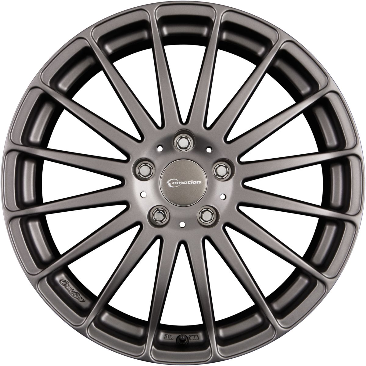 Emotion Wheels Racing Gun metal Alufelge 7.5x18 Zoll ET45 LK 5x108 ML70.1