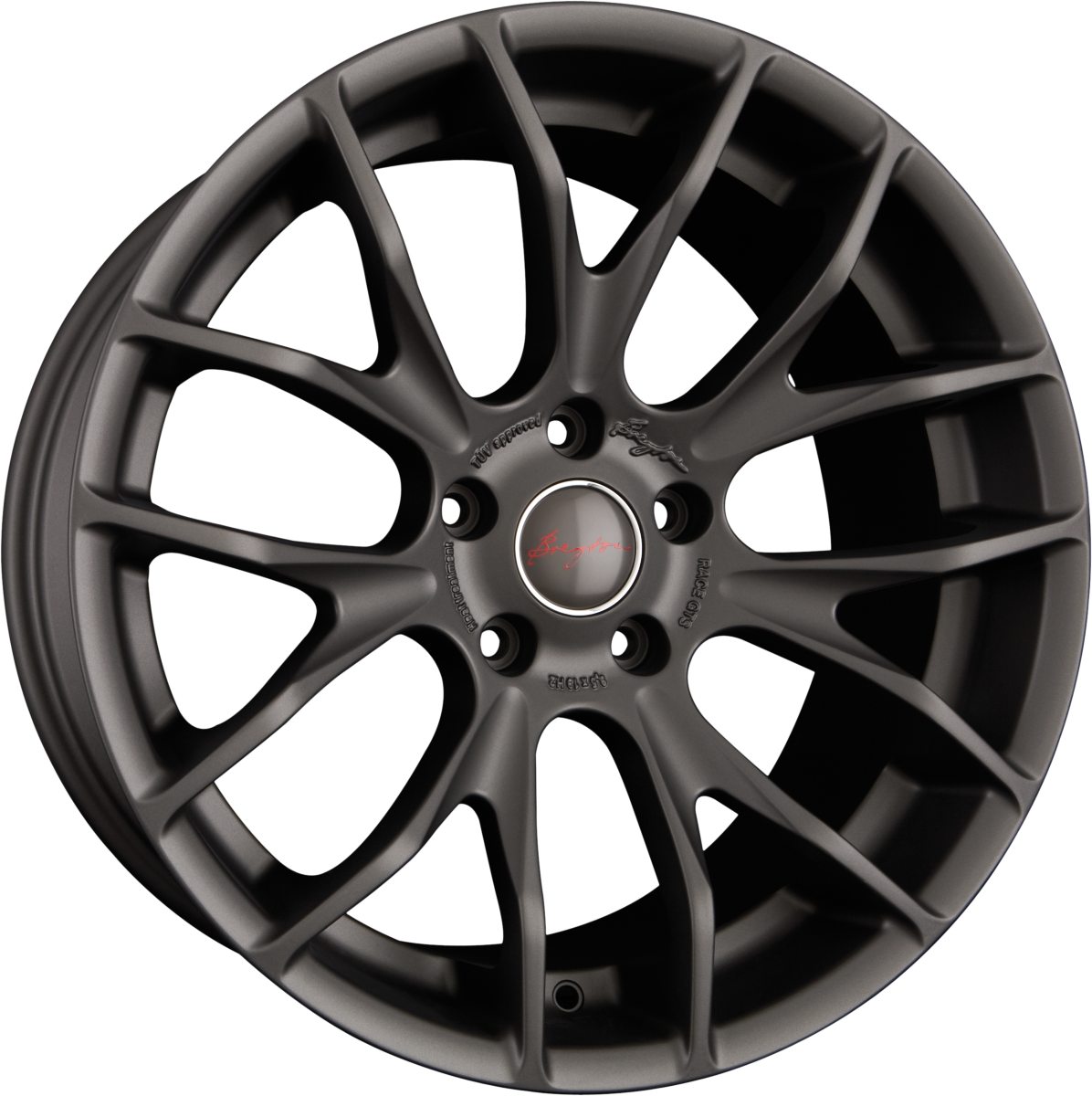 Breyton Race GTS Matt Gun Alufelge 8.5x20 Zoll ET35 LK 5x120 ML72.6 – Bild 2