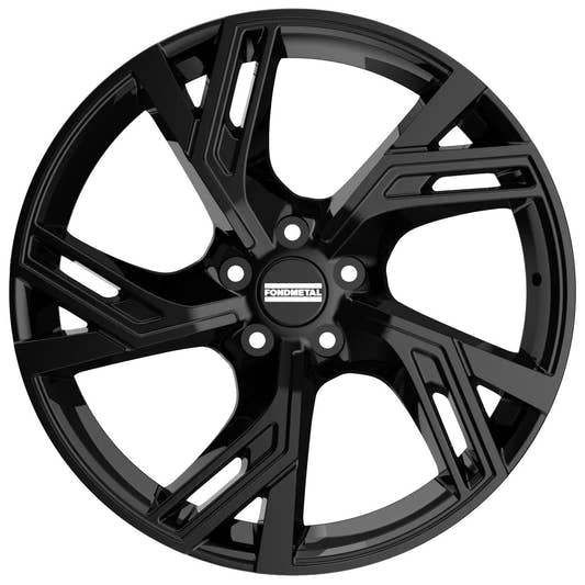 Fondmetal Atena glossy black Alufelge 10x21 Zoll ET41 LK 5x120 ML72.5