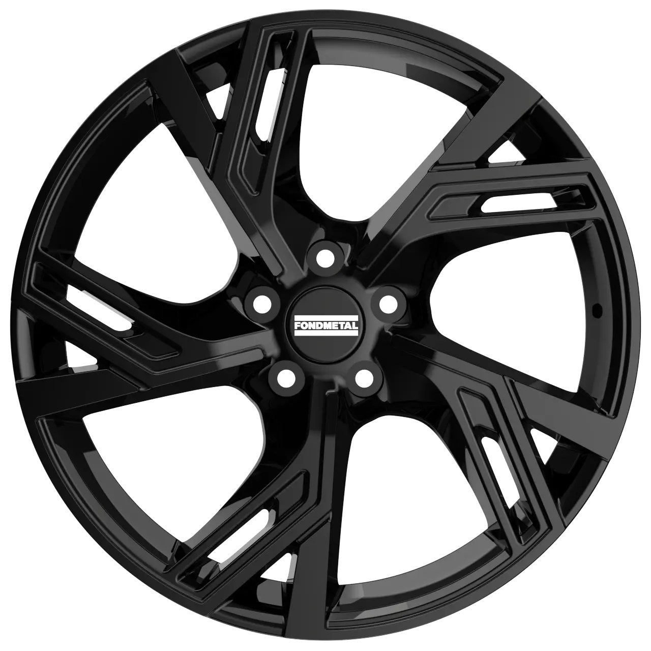 Fondmetal Atena glossy black Alufelge 10x21 Zoll ET41 LK 5x120 ML72.5