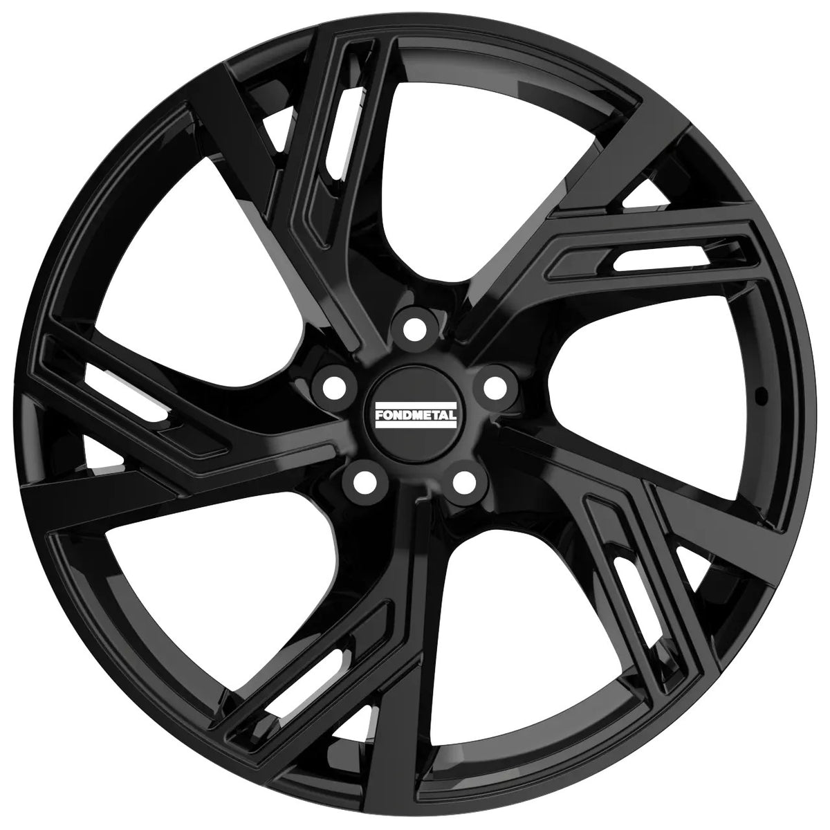 Fondmetal Atena glossy black Alufelge 10x21 Zoll ET41 LK 5x120 ML72.5