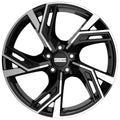 Fondmetal Atena glossy black machined Alufelge 9x21 Zoll ET47 LK 5x130 ML71.6