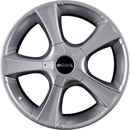 DELTA 4x4 Sins Shiny Silver Alufelge 9x20 Zoll ET30 LK 6x135 ML87.1