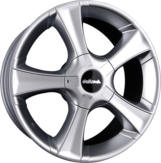 DELTA 4x4 Sins Shiny Silver Alufelge 9x20 Zoll ET30 LK 6x135 ML87.1 – Bild 2