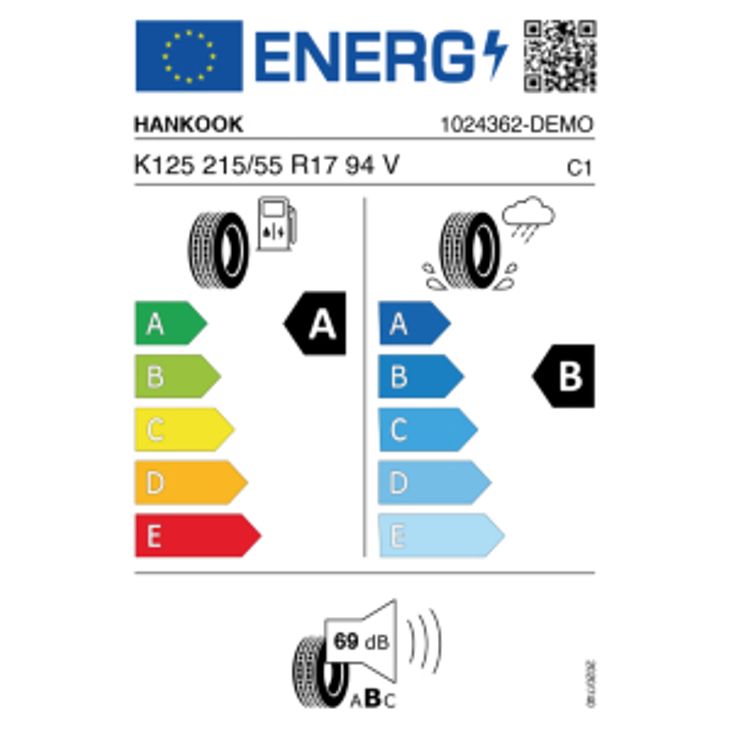 Hankook K125 Ventus Prime3 215/55 R17 94V Sommer – Bild 2
