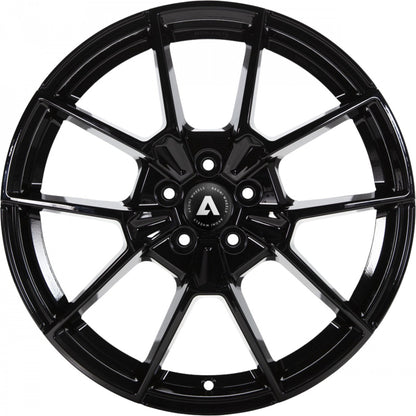 Akoni AK07 black Alufelge 7.5x18 Zoll ET44 LK 5x108 ML65.1 – Bild 2