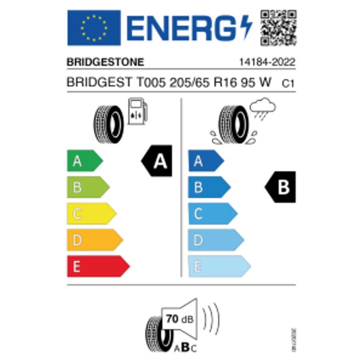 Bridgestone Turanza T005 205/65 R16 95W Sommer DOT 2022 – Bild 2