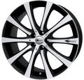 Brock / RC B21 Schwarz Matt Voll Poliert (SMVP) Alufelge 7x16 Zoll ET42 LK 4x108 ML63.4