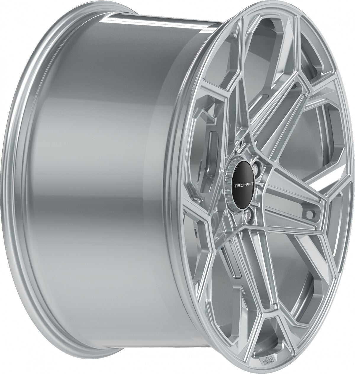 Proline Techart Daytona II arctic silver Alufelge 9x20 Zoll ET46 LK 5x130 ML71.5 – Bild 5