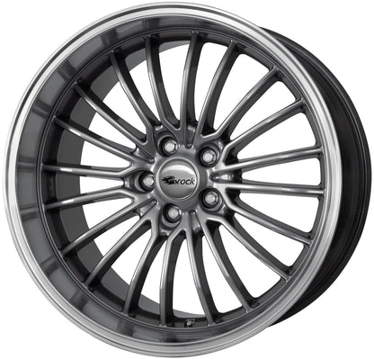 Brock / RC B24-GP Chromsilber Horn Poliert (CSSHP) Alufelge 9x20 Zoll ET40 LK 5x112 ML66.6 – Bild 2