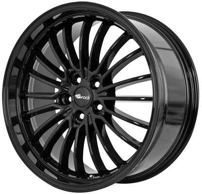 Brock / RC B24-GP Schwarz Glanz (SG) Alufelge 9x20 Zoll ET43 LK 5x130 ML71.6 – Bild 2