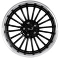 Brock / RC B24-GP Schwarz Glanz Horn Poliert (SGHP) Alufelge 8.5x19 Zoll ET45 LK 5x112 ML66.6