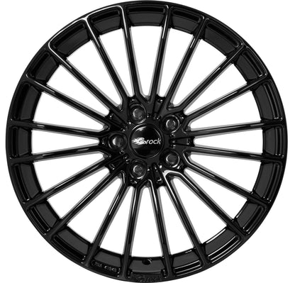 Brock / RC B24 Schwarz Glanz (SG) Alufelge 8.5x19 Zoll ET40 LK 5x115 ML70.2