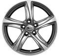 Brock / RC B25 Chromsilber (CSS) Alufelge 6.5x15 Zoll ET44 LK 5x112 ML66.6