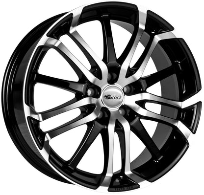 Brock / RC B26 Schwarz Glanz Voll Poliert (SGVP) Alufelge 7.5x17 Zoll ET35 LK 5x120 ML72.6 – Bild 3