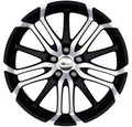 Brock / RC B26 Schwarz Matt Voll Poliert (SMVP) Alufelge 8x18 Zoll ET35 LK 5x100 ML63.4
