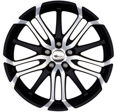 Brock / RC B26 Schwarz Matt Voll Poliert (SMVP) Alufelge 8x18 Zoll ET35 LK 5x100 ML63.4