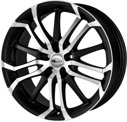 Brock / RC B26 Schwarz Matt Voll Poliert (SMVP) Alufelge 8.5x19 Zoll ET35 LK 5x120 ML72.6 – Bild 2