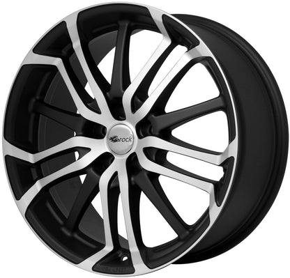 Brock / RC B26 Schwarz Matt Voll Poliert (SMVP) Alufelge 8.5x19 Zoll ET35 LK 5x120 ML72.6 – Bild 3