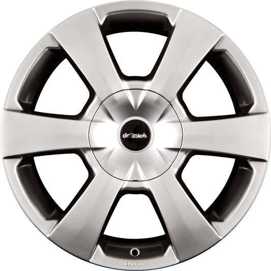 DELTA 4x4 WP Shiny Silver Alufelge 7.5x16 Zoll ET50 LK 5x112 ML66.6