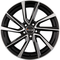Avus Racing AC-518 Black Polished Alufelge 7x17 Zoll ET42 LK 4x108 ML63.4