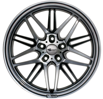 Brock / RC B28 Schwarz Glanz Voll Poliert (SGVP) Alufelge 8.5x19 Zoll ET45 LK 5x114.3 ML72.6