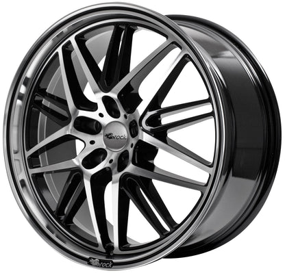 Brock / RC B28 Schwarz Glanz Voll Poliert (SGVP) Alufelge 8.5x19 Zoll ET45 LK 5x114.3 ML72.6 – Bild 3