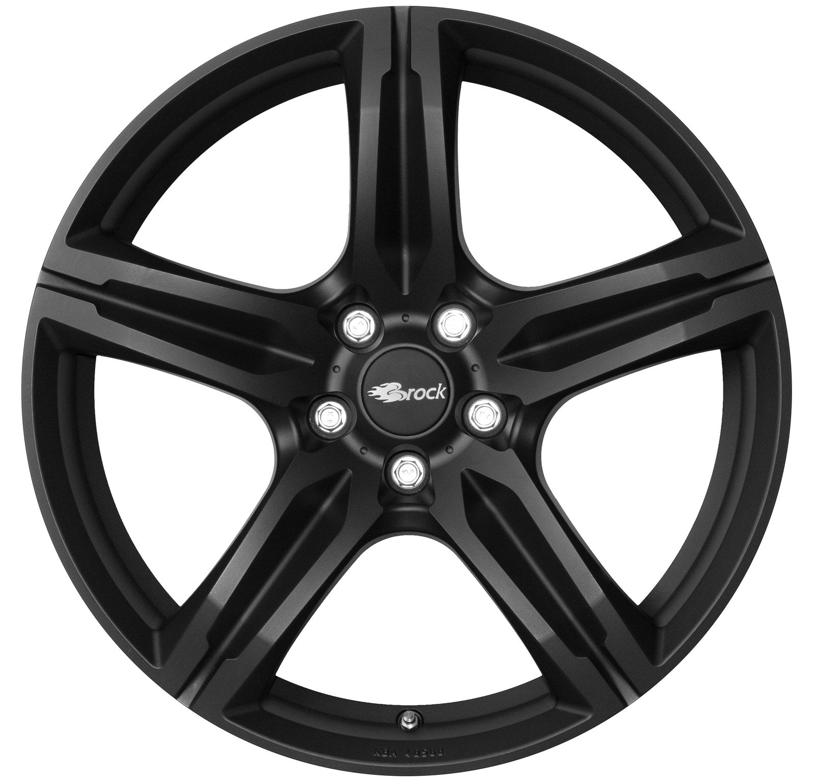Brock / RC B29 Schwarz Klar Matt (SKM) Alufelge 7.5x17 Zoll ET35 LK 5x114.3 ML72.6