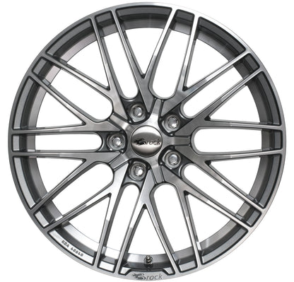 Brock / RC B30 Himalaya Grey Voll Poliert (HGVP) Alufelge 7.5x17 Zoll ET45 LK 5x108 ML72.6