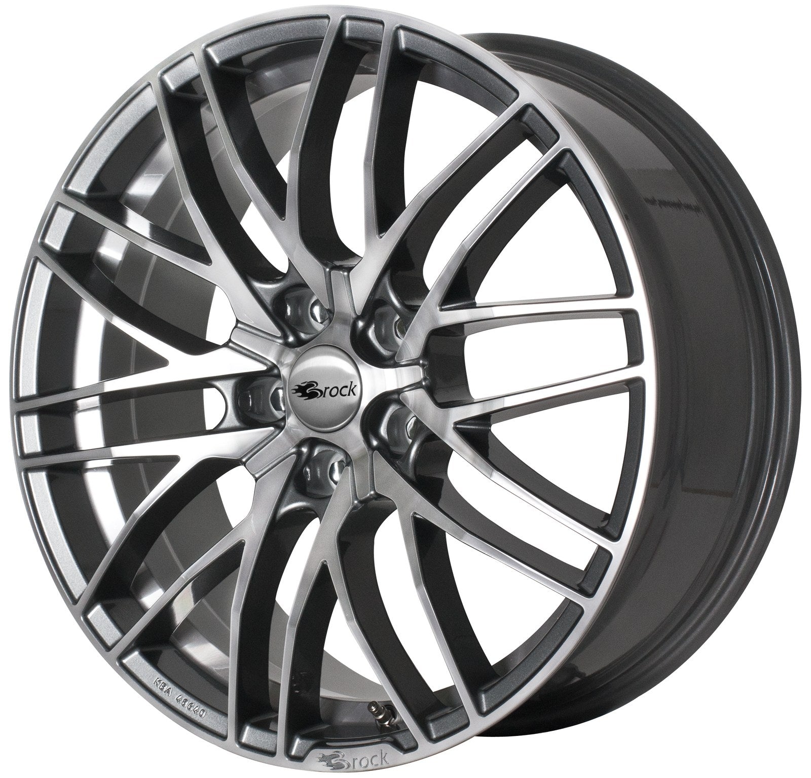 Brock / RC B30 Himalaya Grey Voll Poliert (HGVP) Alufelge 7.5x17 Zoll ET45 LK 5x108 ML72.6 – Bild 3