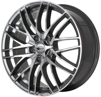 Brock / RC B30 Himalaya Grey Voll Poliert (HGVP) Alufelge 7.5x17 Zoll ET45 LK 5x108 ML72.6 – Bild 3