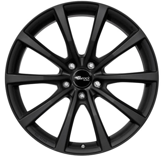 Brock / RC B32 Schwarz Klar Matt (SKM) Alufelge 9.5x20 Zoll ET42 LK 5x112 ML66.7