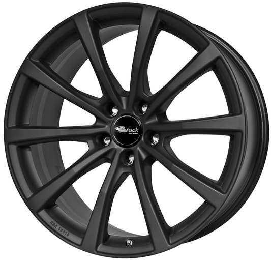 Brock / RC B32 Schwarz Klar Matt (SKM) Alufelge 9.5x19 Zoll ET30 LK 5x120 ML72.6 – Bild 2